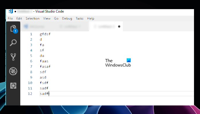 Visual Studio Code Text en Windows 11 - Tiempo de Frikis