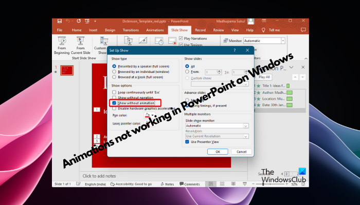 Las animaciones no funcionan en PowerPoint [Solucionar] - Tiempo de Frikis