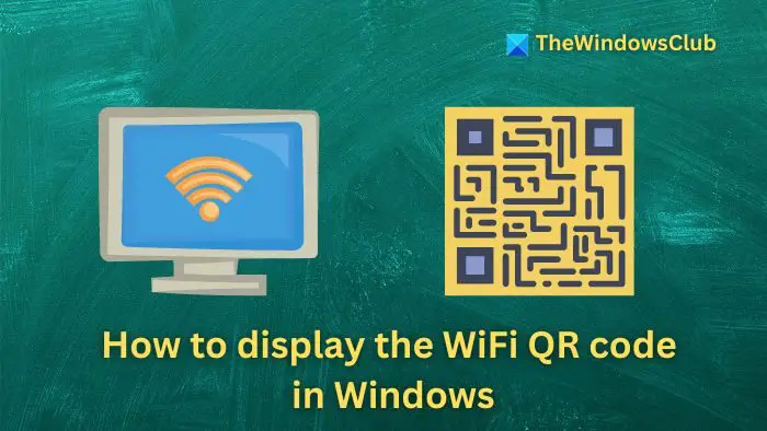 Kaip rodyti „WiFi“ QR kodą „Windows 11“.