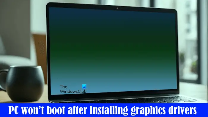 Il PC Windows non si avvia dopo aver installato i driver grafici