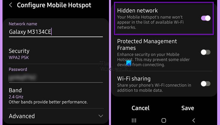 Come nascondere l'SSID dell'hotspot e renderlo privato su Windows 11