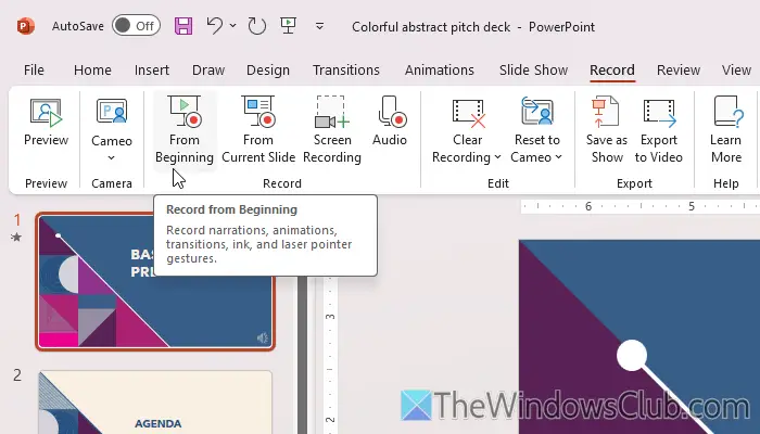 PowerPointでスローモーションビデオを作成する方法