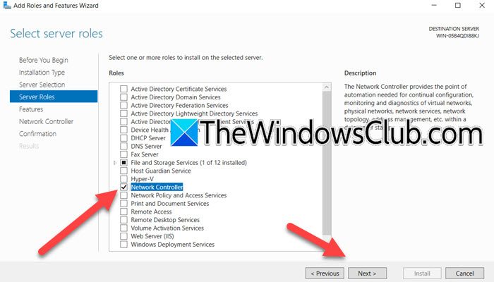 Come installare e distribuire il controller di rete su Windows Server