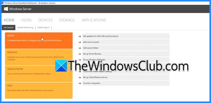 Cómo instalar y configurar la experiencia Windows Server Essentials