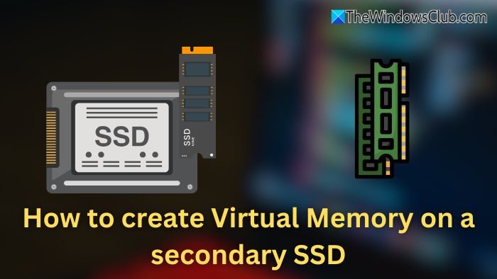 Come creare memoria virtuale su un SSD secondario