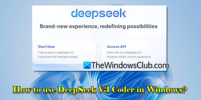 Kuinka käyttää DeepSeek V3 