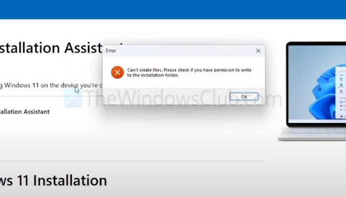 Não é possível criar arquivos, não é possível atualizar o Windows [FIX]