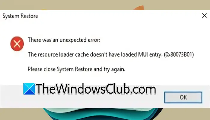 Correggi 0x80073b01 Errore di ripristino del sistema in Windows 11