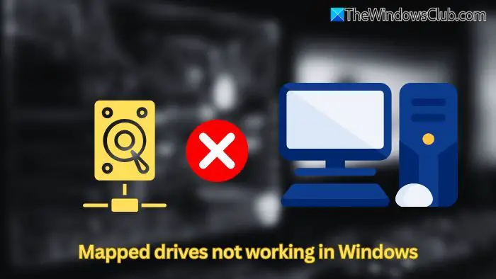 Mapowane dyski nie działają w systemie Windows 11