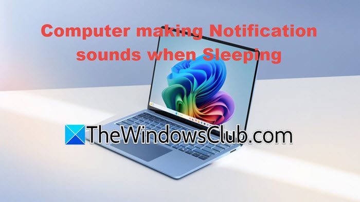 Soa de notificação de computadores ao dormir