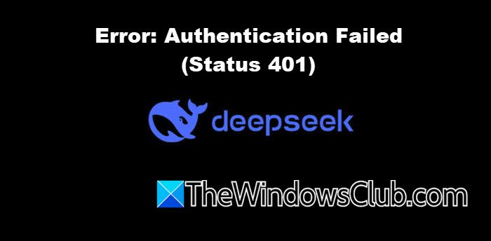 Fix Deepseek Error 401 