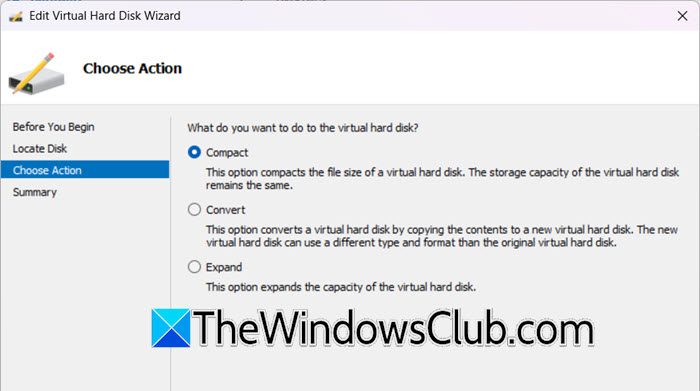 Como encolher e compactar discos rígidos virtuais em hyper-v