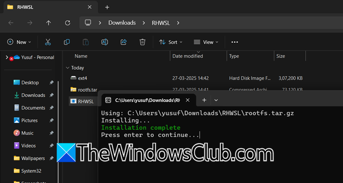Cómo ejecutar RHEL/Fedora en el subsistema de Windows para Linux (WSL)