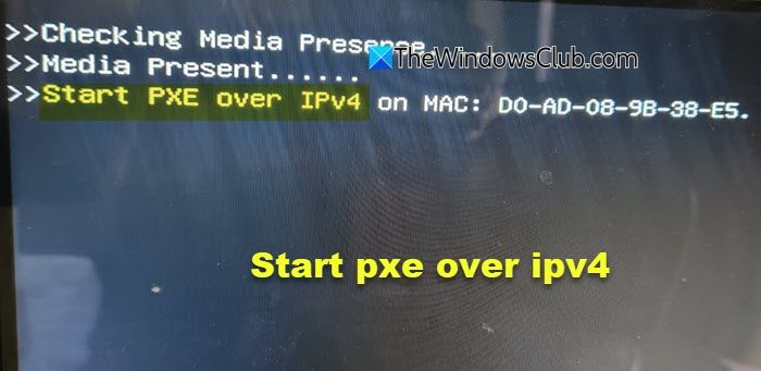 Inicie la solución de error PXE sobre IPv4 en la computadora - Tiempo ...
