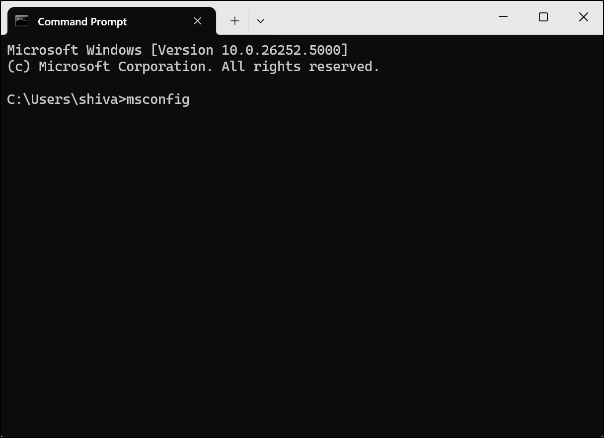 Windows 11'de 'Msconfig' nasıl açılır