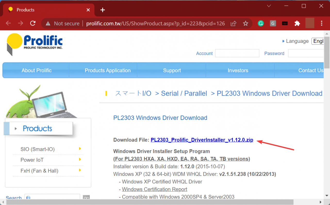Драйвер PL2303 для Windows 11: як завантажити та встановити
