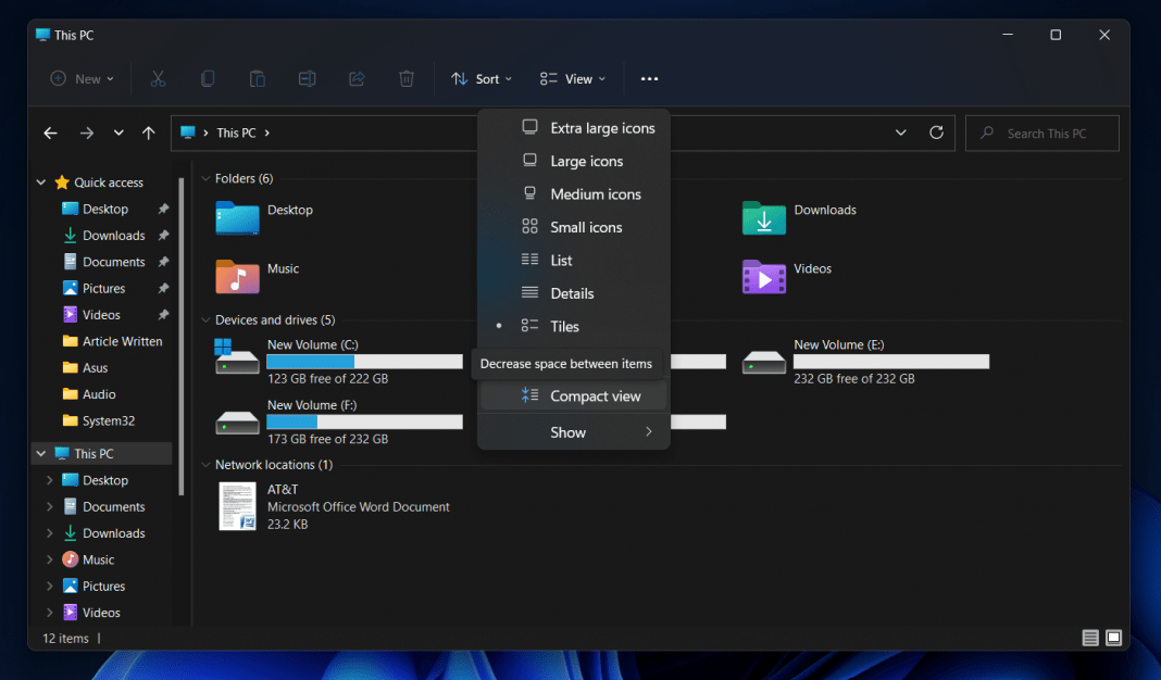 Як увімкнути/вимкнути Windows 11 File Explorer Compact View - Tiempo de ...