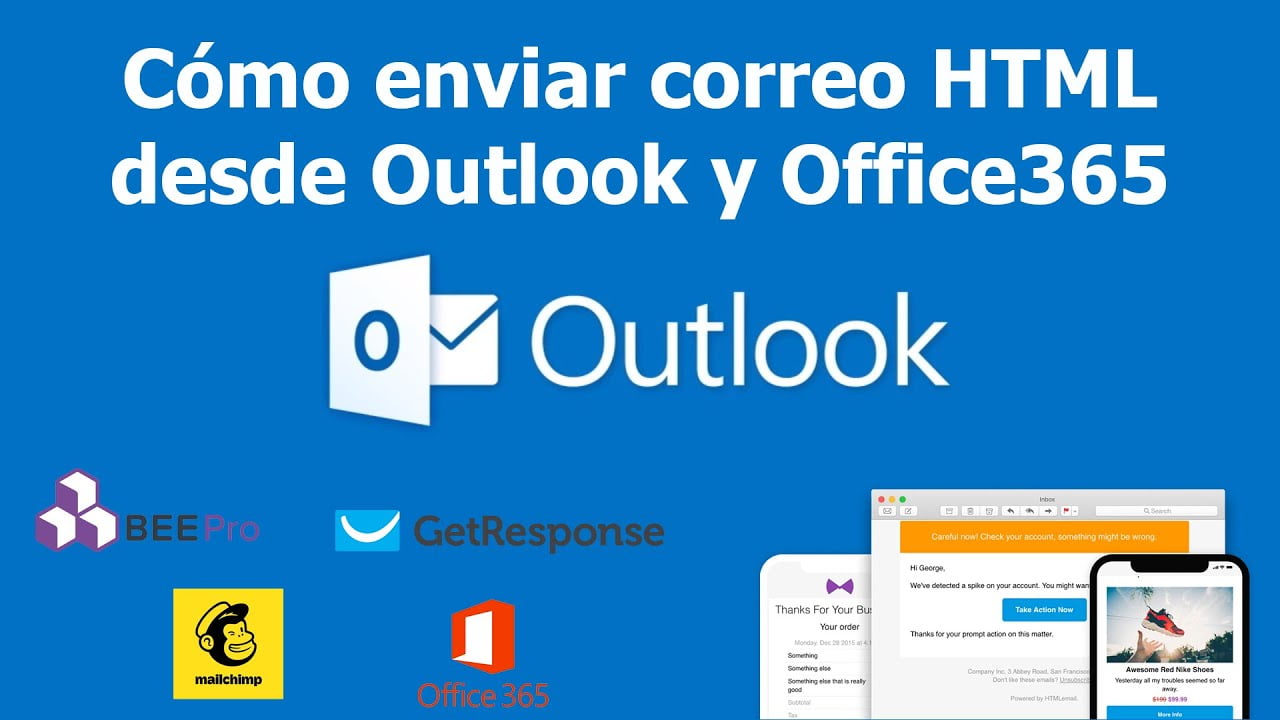 Як вкласти HTML в Outlook 365? - Tiempo de Frikis
