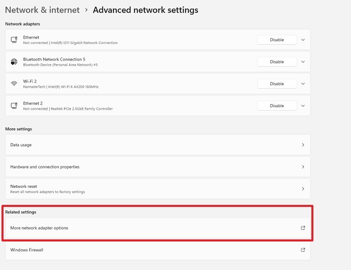 Мобільна точка доступу не працює в Windows 11/10