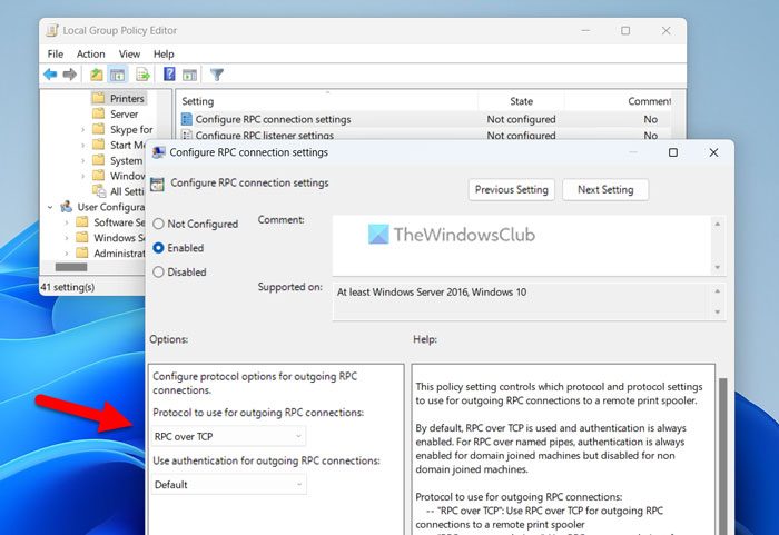 Dfas Rpc Як переключити мережевий друк між TCP і RPC у Windows 11 - Tiempo de Frikis