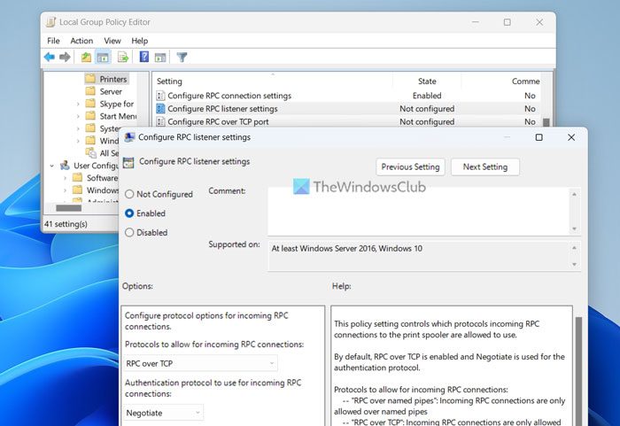 Як переключити мережевий друк між TCP і RPC у Windows 11 - Tiempo de Frikis