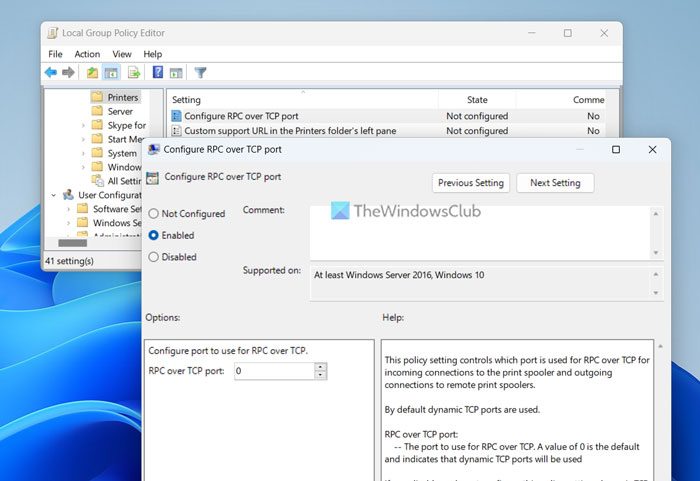 Tcp Rpc Як переключити мережевий друк між TCP і RPC у Windows 11 - Tiempo de Frikis